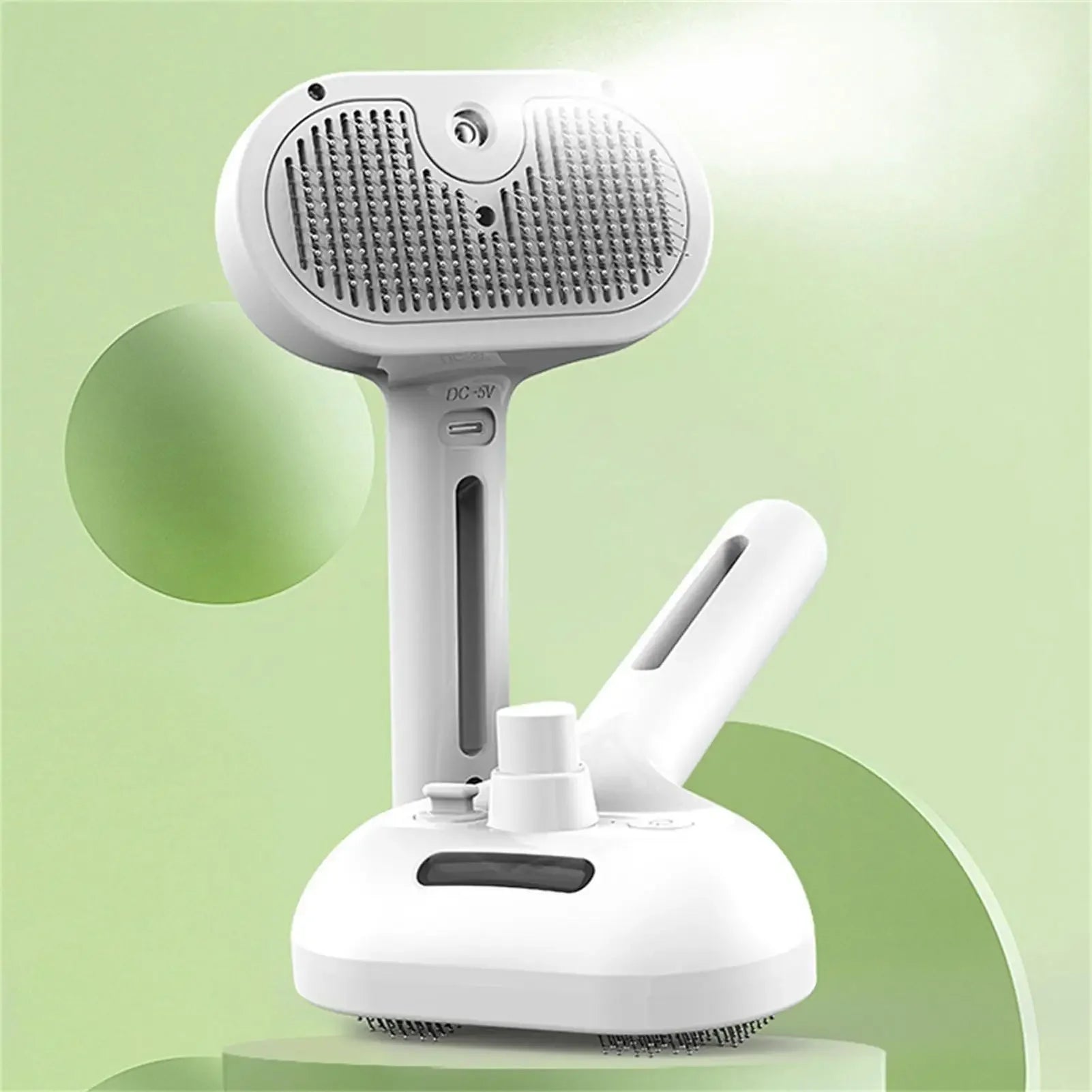 3-in-1 Electric Mist Pet Grooming Brush for Dogs & Cats